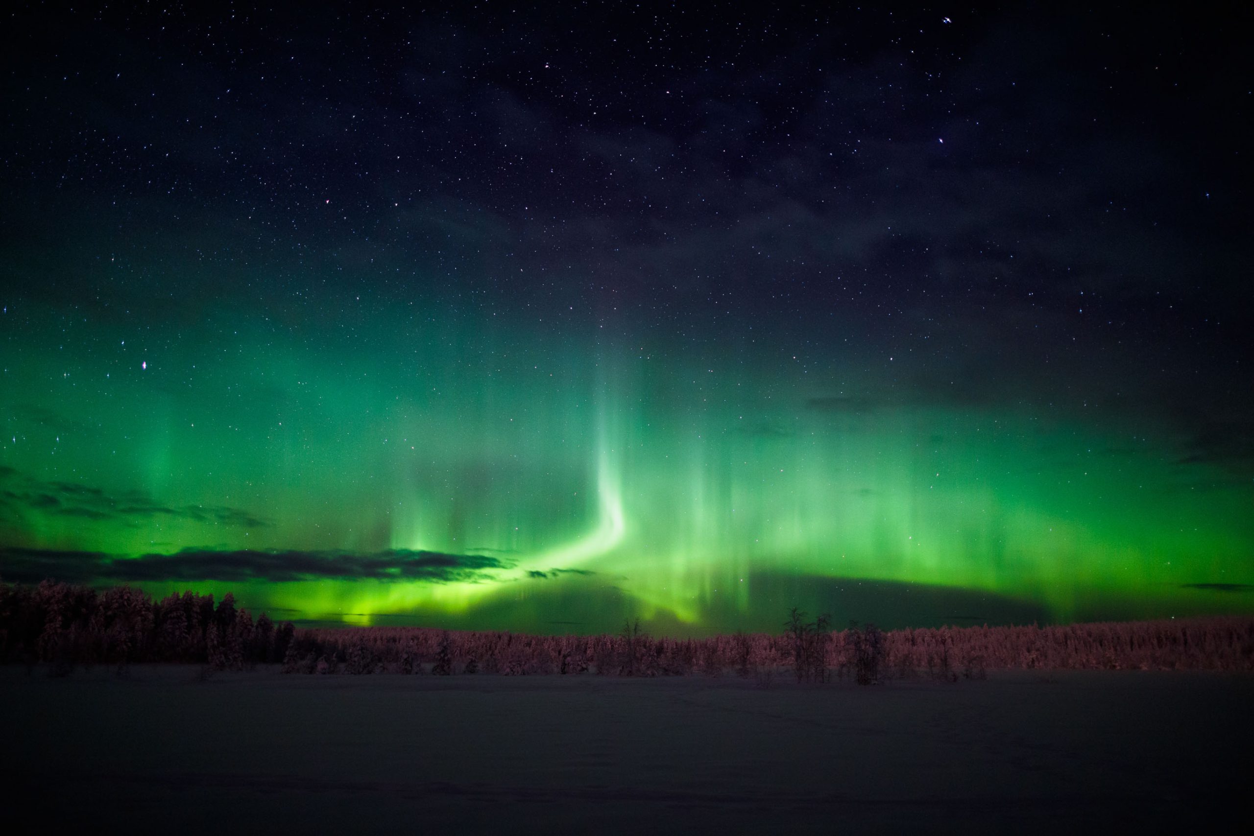 Aurora Storm Huge Rovaniemi Lapland