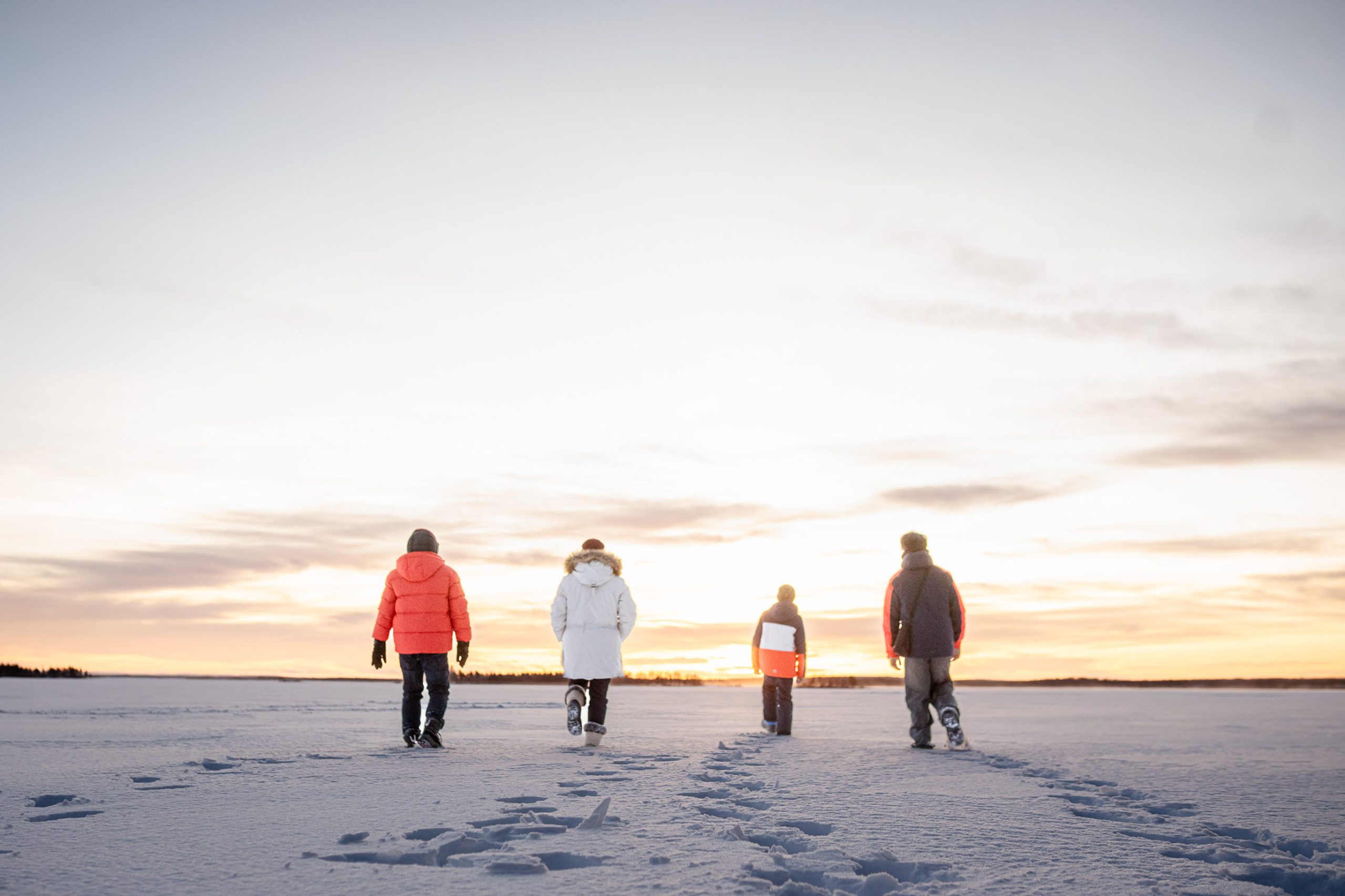 Frozen Lake Winter Rovaniemi Lapland