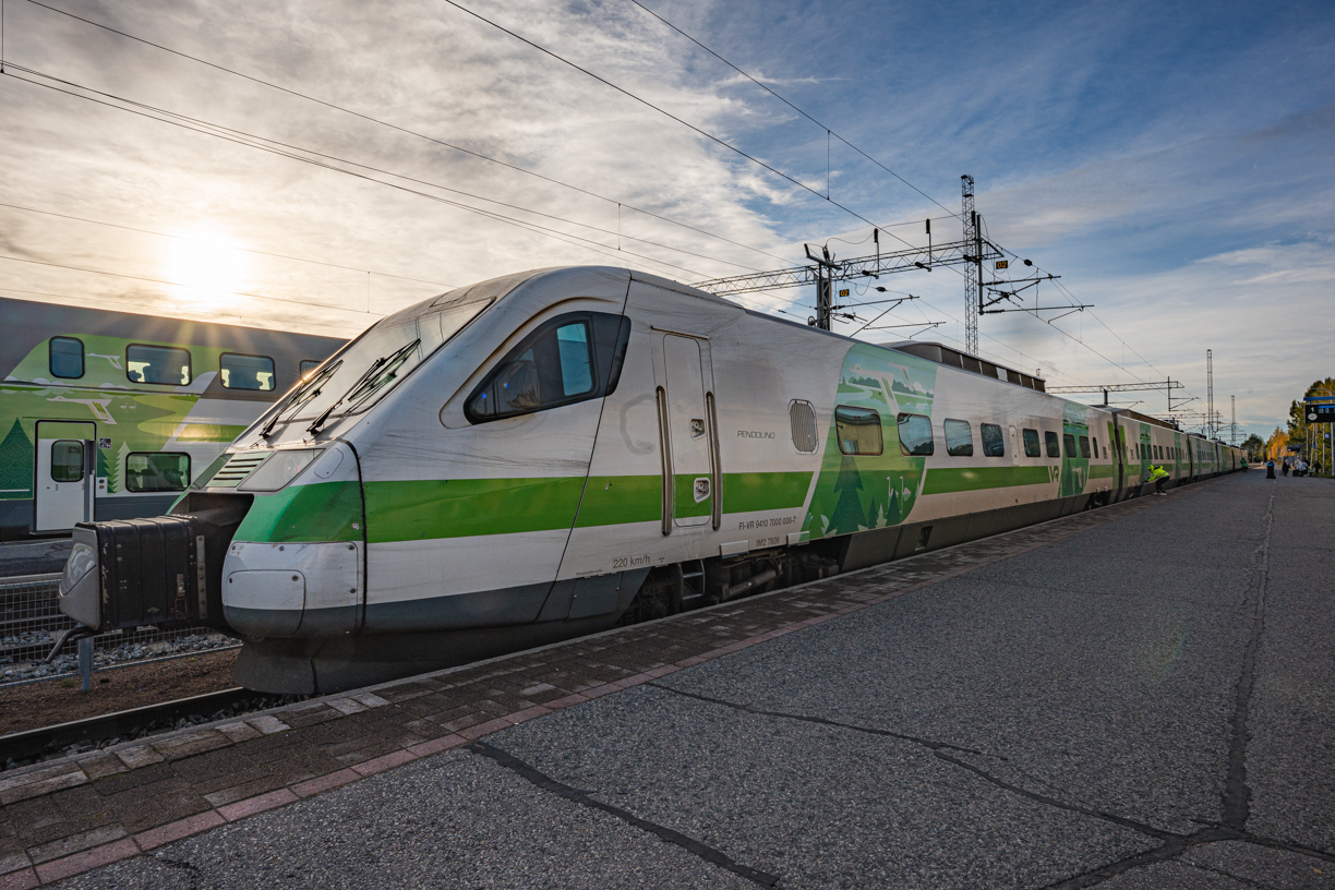 Train Station Intercity Rovaniemi Lapland Finland