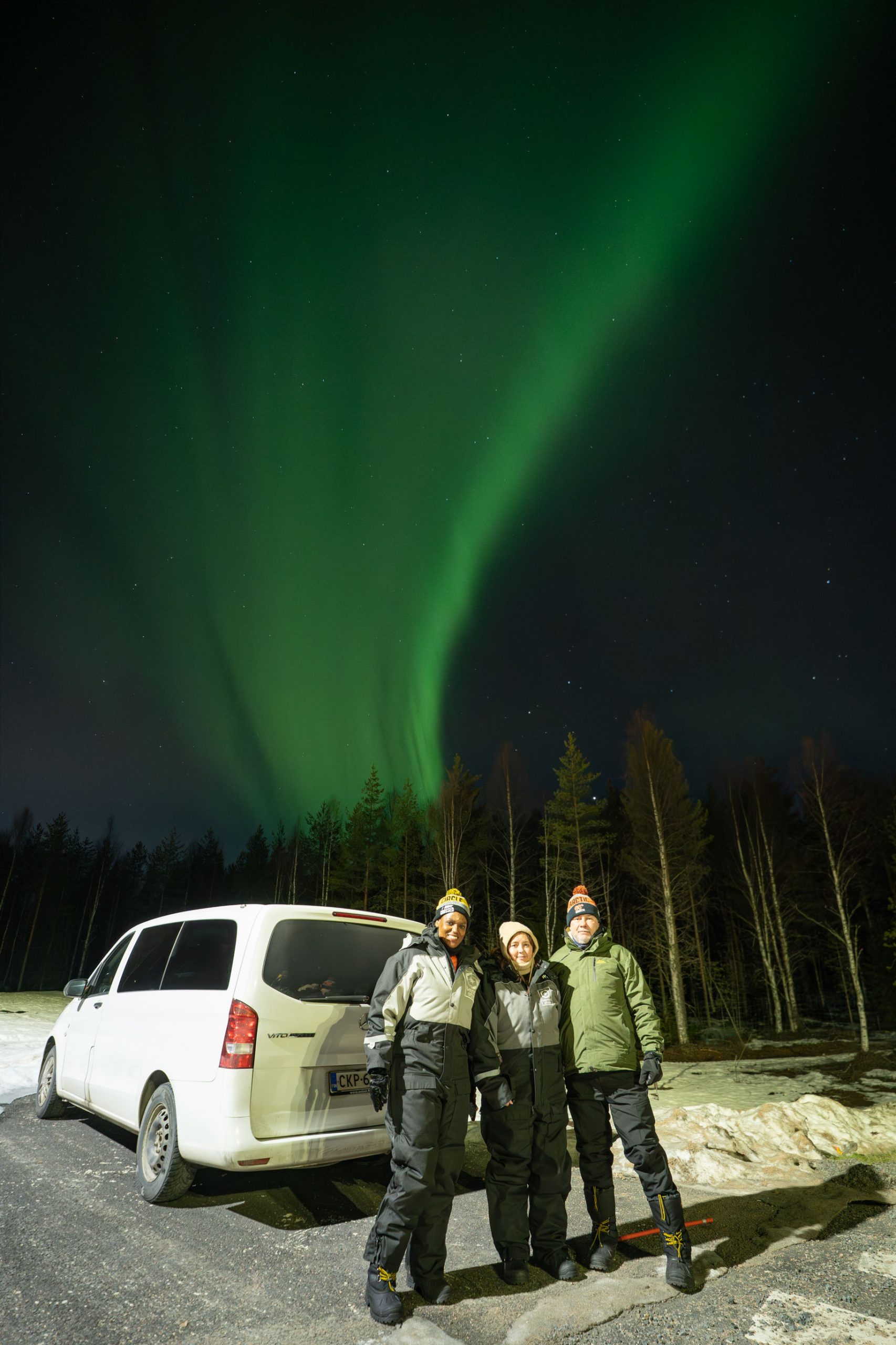 Rovaniemi Lapland Minivan Autumn Auroras