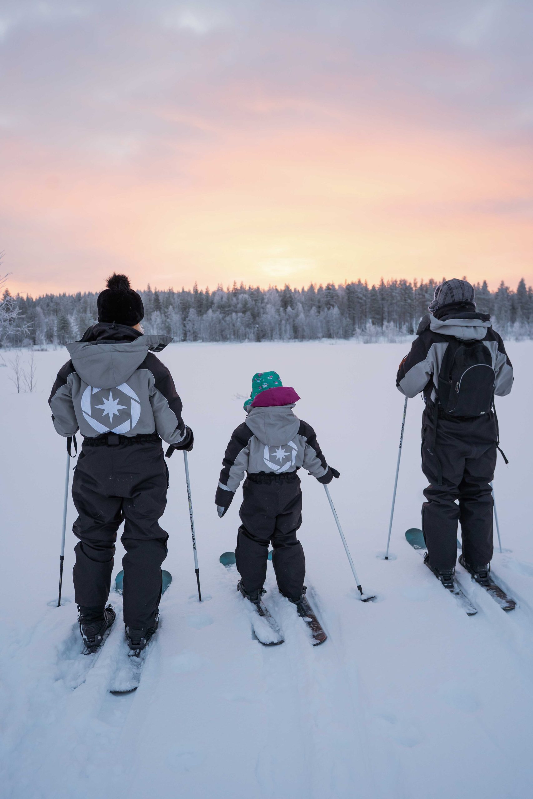 Rovaniemi Lapland Sunset Skiing
