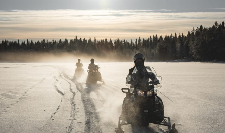 Taste of Electric Snowmobiling in Rovaniemi