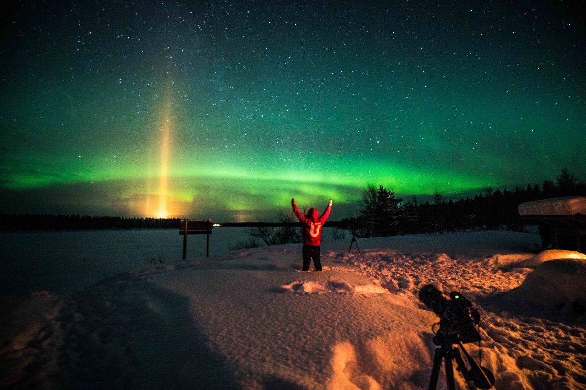 Photographing an Aurora display