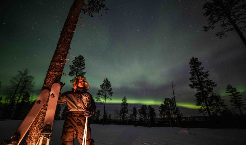 Northern Lights Skiing Adventure