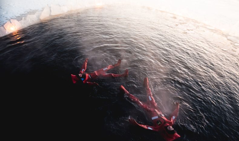Ice Floating Adventure in Rovaniemi