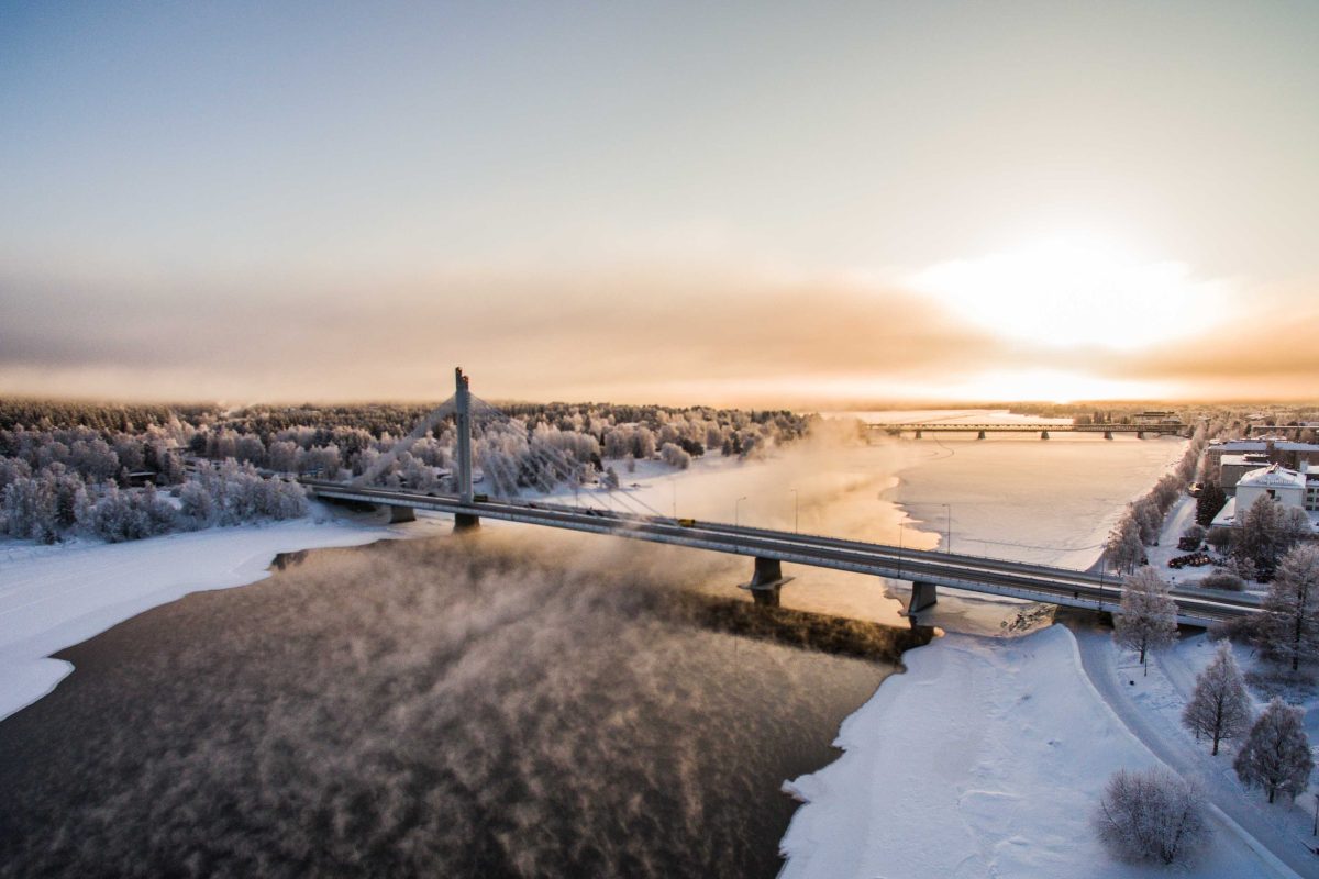 Lumberjack’s Candle Bridge in Rovaniemi